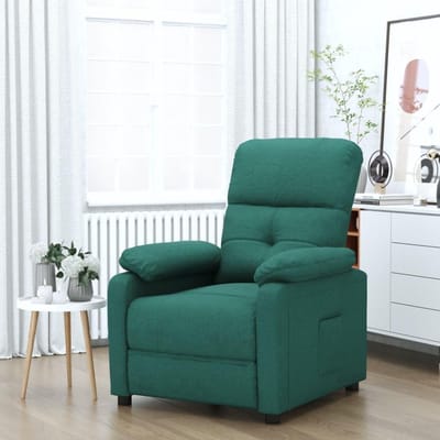 Relaxstoel stof - Comfortabele fauteuil - Ontspannen momenten - Handmatige 3-standen ligfunctie - 73 x 90 x 100 cm - Lichtgrijs