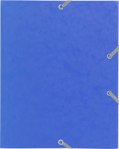 Exacompta 25x Elastomap 3 kleppen versterkt karton 400gm2 - schoolformaat 17x22cm - Geassorteerd - 55200E