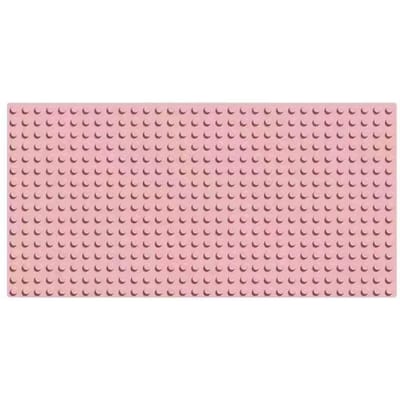 Bouwsteenmuur Kleuterschoolmuur Grote Deeltjes Compatibel Bouwsteen Basismuur Kinder Speelruimte Constructiemuur 51*25.5cm