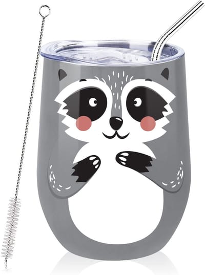 Dailygoods- Reismok Dubbelwandig - Roestvrijstalen Beker - Lekvrij - Draagbaar - Perfect Cadeau - Voor Binnen/Buiten Gebruik - Wijnbeker