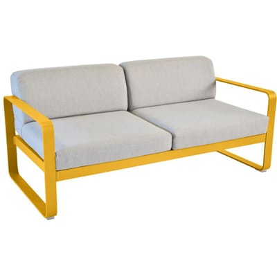 Fermob BELLEVIE 2-zitsbank - C6 Honing structuur - 79 Flanelgrijs