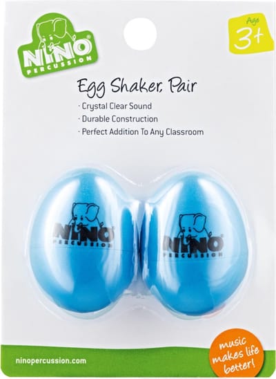Meinl Egg Shaker Set NINO540SB-2, Sky blauw, 2 pcs - Shaker