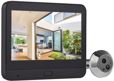 Slimme Video Deurbel met Camera en Gong Inclusief App - 1080P Full HD Wifi Deurspion - Digitaal Kijkgaatje
