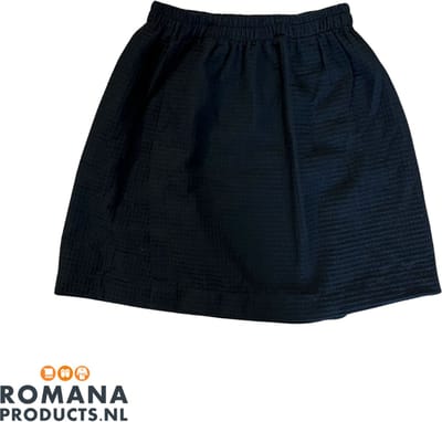 Romana Products Wafel - Sauna Skirt - Korte Rok voor Sauna - Zwart - Maat XXL