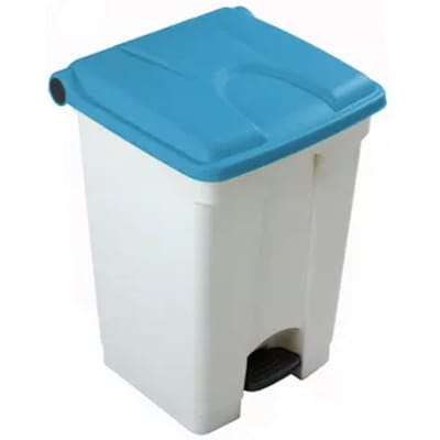 Engels Witte Pedaal-afvalbak – 45 Liter, Pp Kunststof