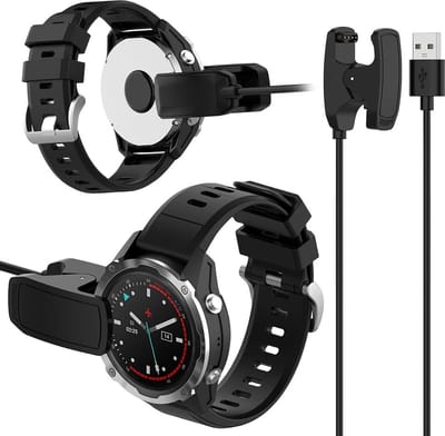 DrPhone SafeCharge - Lader voor Garmin Descent - USB Oplaadkabel Dock Station voor MK3, MK3i, MK2, MK2i, MK2S