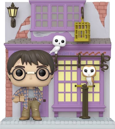 Funko Harry Potter - POP! Deluxe: Diagon Alley - Eeylops Owl Emporium With Harry 9 cm Verzamelfiguur - Multicolours