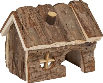 Flamingo Grity - Knaagdierhuis Knaagdier - Huisje Grity Hout S 14,5x11x11,5 - 1st - 130272 - 1st