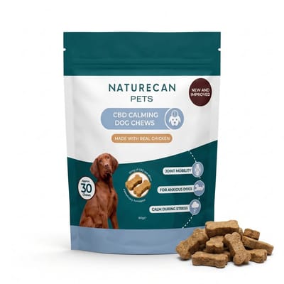 Naturecan Kalmerende CBD Snoepjes Hond - 30 Stuks - CBD + Kamille - Kalmerend