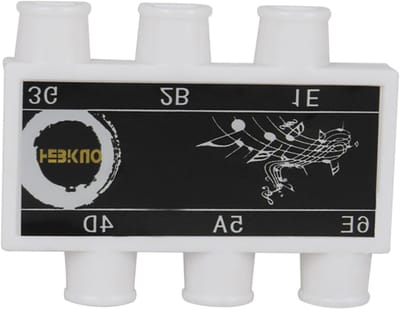 Pitch Pipe - Toonladder Pijp - Zang Oefenen - Zes Tonen - 5x4x3 cm - Afbeelding Kleur