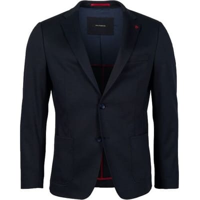 Roy Robson Colbert Slim Fit Jersey Donker Blauw / male