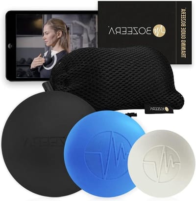 Lacrosse Ballen Set 6- 5- en 3cm – Massageballen - Triggerpoint Ballen Incl. Gratis Video-handleiding Poster & Tas massage bal voeten