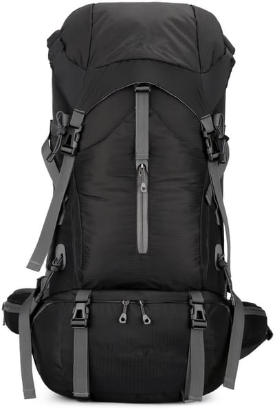 70L Wandelrugzak - 32x23x70cm - Waterbestendig - Klim- en Kampeerrugzak - Reis Dagrugzak - Met Regenhoes