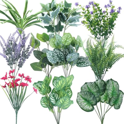 Dailygoods- Kunstbloemen Realistisch - Kunstbloemen Balkonplanten - Kunstbloemen Voor Buiten - Kunstbloemboeket - Kunstbloemen Voor Binnen - Kunstbloemen Decoratie - Nep Bloemen