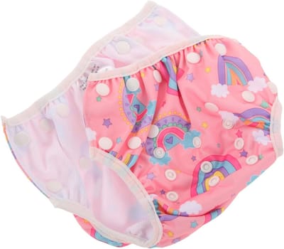 Baby Zwemluier Broekje - Zwembroekje Herbruikbaar - Veilig Zwemmen - Verstelbaar Tailleband - 0-2 Jaar - Roze