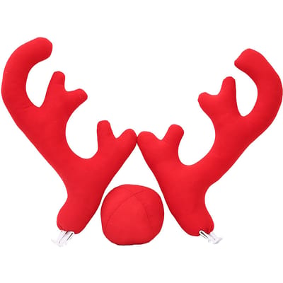 Rendier Geweien Kit Voor Auto Feestelijke Kerst Auto Decoraties red