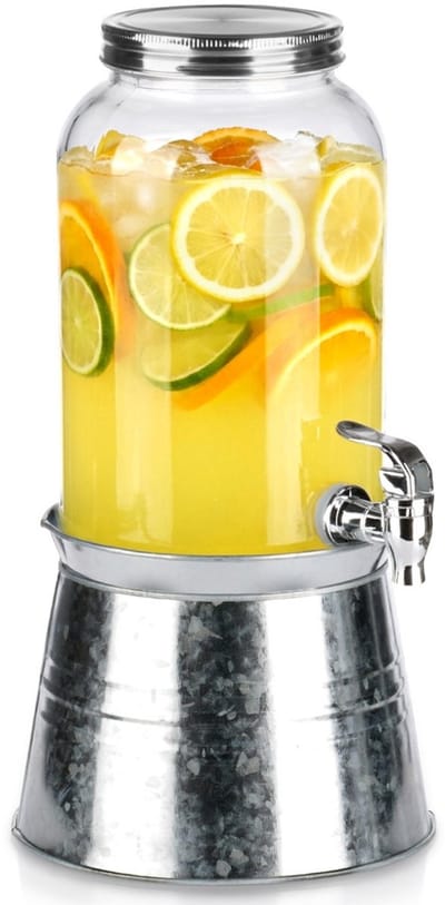Drankdispenser met Kraan en Standaard 3,2 l - Kraantje - Limonadetap - Drank Dispenser - Limonadedispenser - Kan - Karaffe