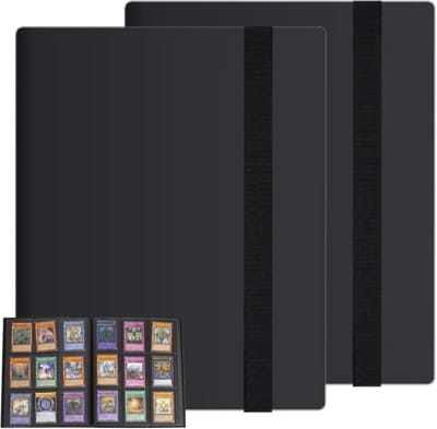 Card Album voor Pokémon - 9 Compartiments - 2 Stuks - Kaartenmap met Capaciteit van 720 Kaarten - Kaartverzameling