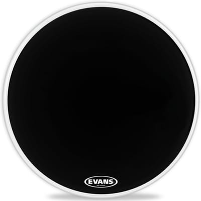 Evans EQ3 Resonant zwart, TT16RB-NP, basDrum Reso, Tom Hoop - Bass drumvel