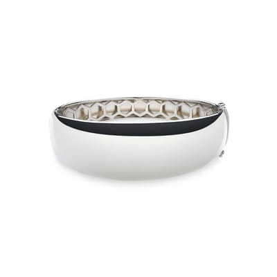 Gisser Jewels - Bangle SB32 - gerhodineerd sterling zilver - gepolijst - 60 mm