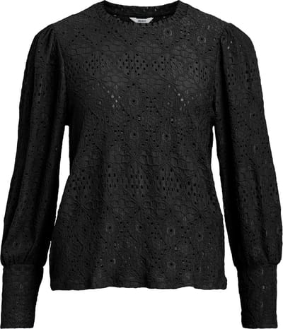 Object Objfeodora L/s Top Noos Dames - Jurken - Zwart - Maat XS