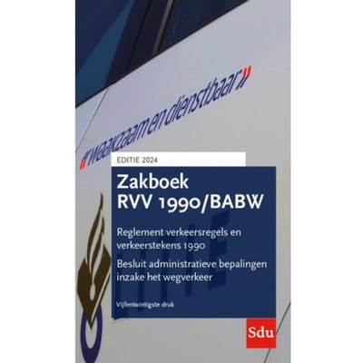 Zakboek Rvv 1990/Babw / Editie 2024 - Politieacademie