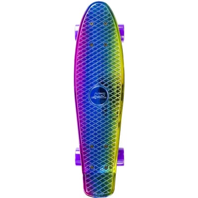 Nils Extreme PNB01 Serie - Pennyboard - Regenboog - Polypropyleen - ABEC-7 Lager