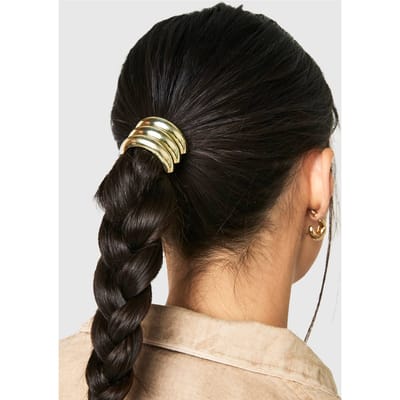 boohoo Dames Chunky Gold Hair Cuff | Goud