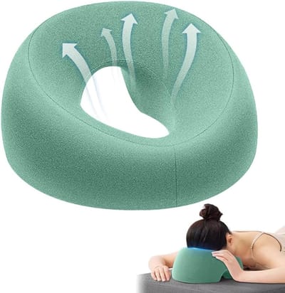 Comfortabel Massagekussen voor Hoofdsteun met Geheugenfoam en Uitsparing - Perfect voor Spa, Salons en Thuisgebruik