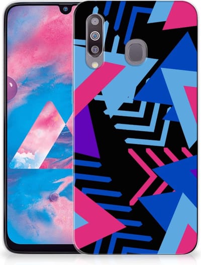 Samsung Galaxy M30 TPU Hoesje Funky Triangle