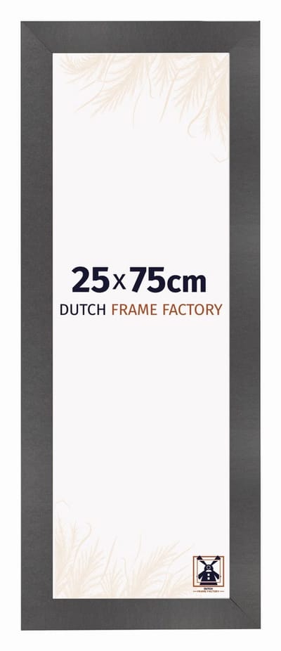 Fotolijst 25x75 cm - MDF - Zwart Mat - Praag