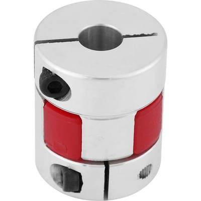 1 pièce Accouplement d'arbre en prune en alliage d'aluminium Coupleur Connecteur D25 L30 8 8mm white