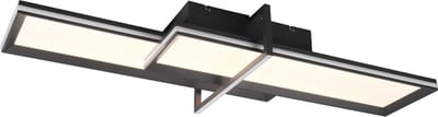 TRIO CHARLESTON - Plafondlamp - Antraciet - incl. 1x SMD 22 W - Licht apart schakelbaar - Plafondbevestiging - Geheugenfunctie - Geheugenfunctie via de wandschakelaar - Lichtbron niet vervangbaar - Niet dimbaar