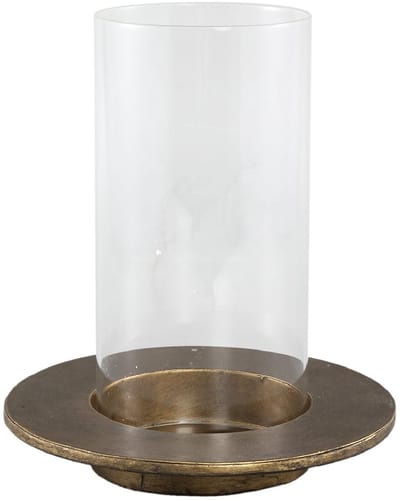 PTMD - Windlicht Vinder - Goud - 22x22x25.5cm