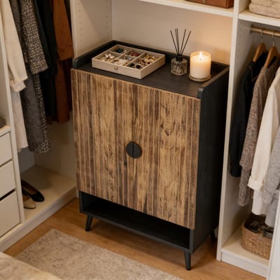 REDOM - Schoenenkast - 7 Niveaus Met Verstelbare Plank - Eenvoudig - Hal - Metaal En Hout - 75,9 X 37,1 X 109,9 Cm