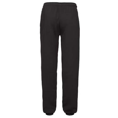 Fruit of the Loom Heren Joggingbroek met elastische zoom (Zwart)