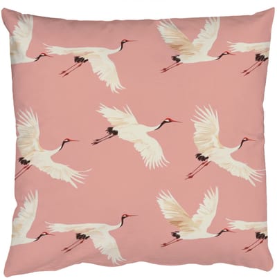 Sierkussens - Kussentjes Woonkamer - 50x50 cm - Modern - Kraanvogels - Roze
