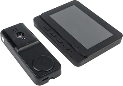 Draadloze Video Deurbel - Intercom Systeem - Bezoekers Ontvangen - Geen Wifi Nodig - 20 x 16 x 6 cm