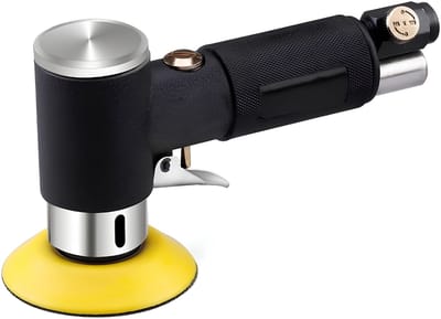 DnA® Polijstmachine - Poetsmachine - Polijstschijven - Polijstpads - Zwart en Geel - 24cm x 16cm x 11cm
