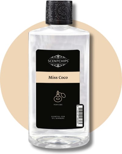 Scentchips® Miss Coco - Geurolie Voor Oliebrander - Parfum Olie - Geurolie Voor Lampenolie - Geurlamp Olie - 475ml