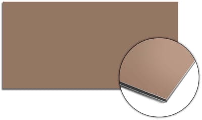 KitchenArt - Mocha Mousse Spatscherm - 100x50 cm - Spatscherm Achterwand Keuken - Spatwand Keuken