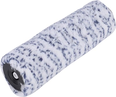 Copenhagen Pro Dualon Muurverfroller - 25 cm Breed - 18 mm Poolhoogte - Harde Kern - Polyamide - Geschikt voor Muur- en Plafondverf - Matig Ruwe Ondergronden - Wit/Blauw