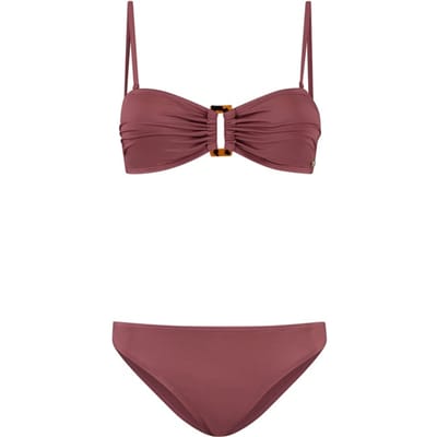Shiwi Zoe Bikini Set Frozen Choco Brown Frozen Choco Brown Size: 34 | Bikinis Outlet | Dames | Roze