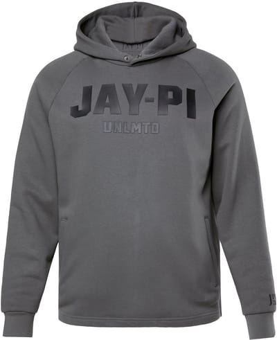 JAY-PI - Heren - Hoodie Buik-Fit fitness trui capuchon - Donkergrijs - Maat 3XL