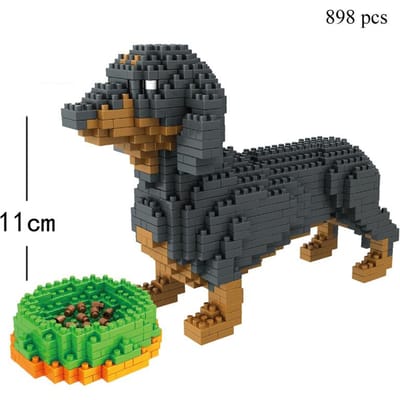Hoge Kwaliteit Wist Hoge Kwaliteit Gebouwd Hoge Kwaliteit Hond Bouwpakket Compact formaat Hoge Kwaliteit Bouwen Hoge Kwaliteit Blok Speelsets Collectie