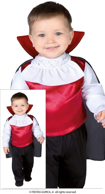 FIESTAS GUIRCA, S.L. - Vampierkostuum rood en zwart baby - 24 - 36 maanden
