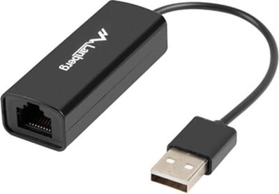 Lanberg Usb Naar Rj-45 Netwerkkaart 100Mb Snelle Verbinding Met Computer