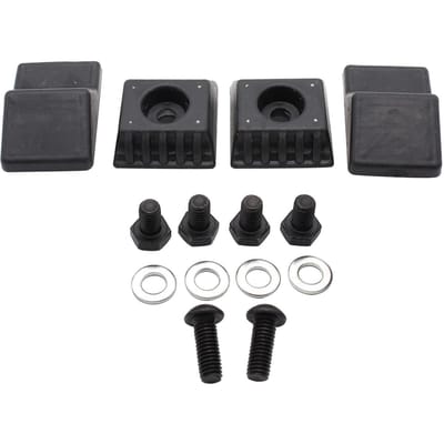 4 * Butée de coffre + Vis A1247580044 A1247580144 Remplacement pour Mercedes W124 noir