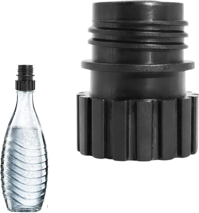 Glazen Fles Adapter voor Kristallen - 0.7L Snelkoppeling voor Soda Makers en Glazen Flessen