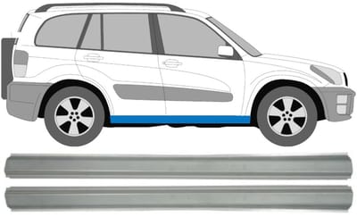 Reparatie dorpel voor Toyota Rav4 2000-2005 / Links + Rechts / Set